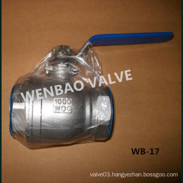 2-PC Korea NPT Stainless Steel CF8 Ball Valve